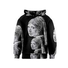 The Girl With The Pearl Earring Kids  Pullover Hoodie by Valentinaart