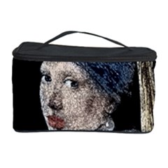 The Girl With The Pearl Earring Cosmetic Storage Case by Valentinaart