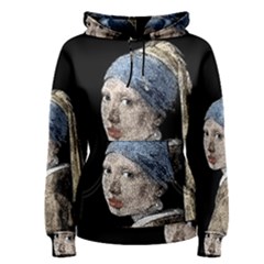 The Girl With The Pearl Earring Women s Pullover Hoodie by Valentinaart