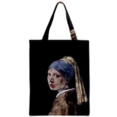 The Girl With The Pearl Earring Zipper Classic Tote Bag