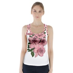 Orchid Racer Back Sports Top by Valentinaart