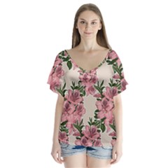 Orchid Flutter Sleeve Top by Valentinaart