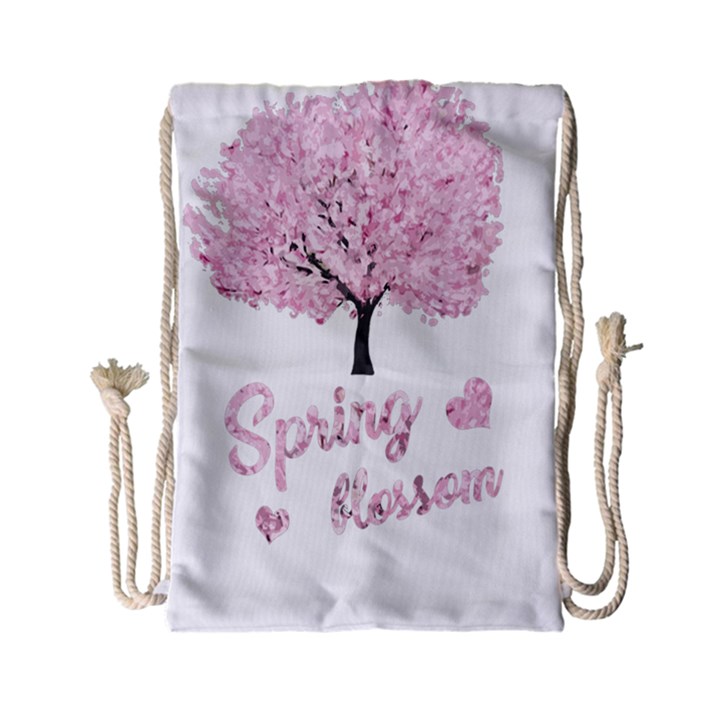 Spring blossom  Drawstring Bag (Small)