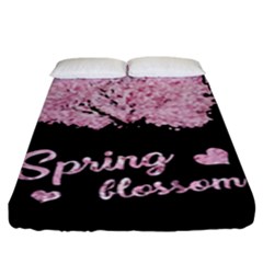 Spring Blossom  Fitted Sheet (king Size) by Valentinaart