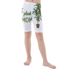 Plant Mom Kids  Mid Length Swim Shorts by Valentinaart