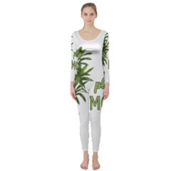 Plant Mom Long Sleeve Catsuit by Valentinaart