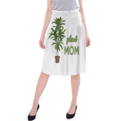 Plant Mom Midi Beach Skirt by Valentinaart