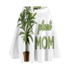 Plant Mom High Waist Skirt by Valentinaart