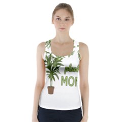 Plant Mom Racer Back Sports Top by Valentinaart