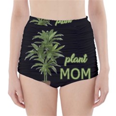 Plant Mom High-waisted Bikini Bottoms by Valentinaart