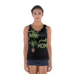 Plant Mom Women s Sport Tank Top  by Valentinaart