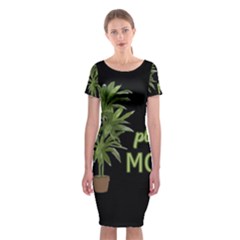 Plant Mom Classic Short Sleeve Midi Dress by Valentinaart