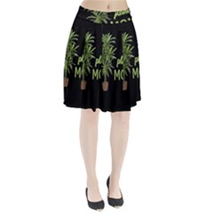 Plant Mom Pleated Skirt by Valentinaart