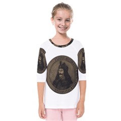 Count Vlad Dracula Kids  Quarter Sleeve Raglan Tee