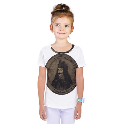 Count Vlad Dracula Kids  One Piece Tee by Valentinaart