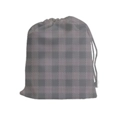 Plaid Pattern Drawstring Pouches (extra Large) by ValentinaDesign