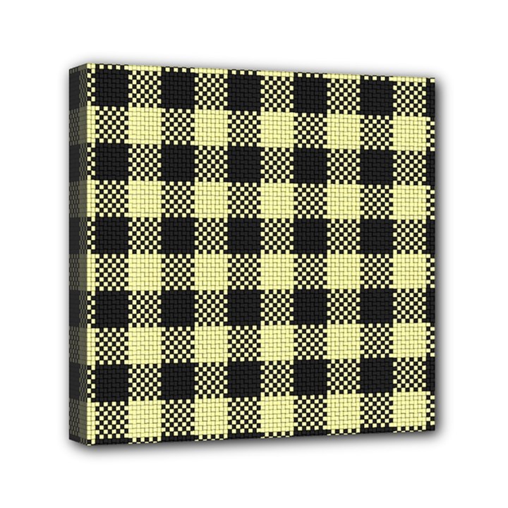 Plaid pattern Mini Canvas 6  x 6 