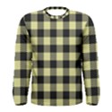 Plaid pattern Men s Long Sleeve Tee View1