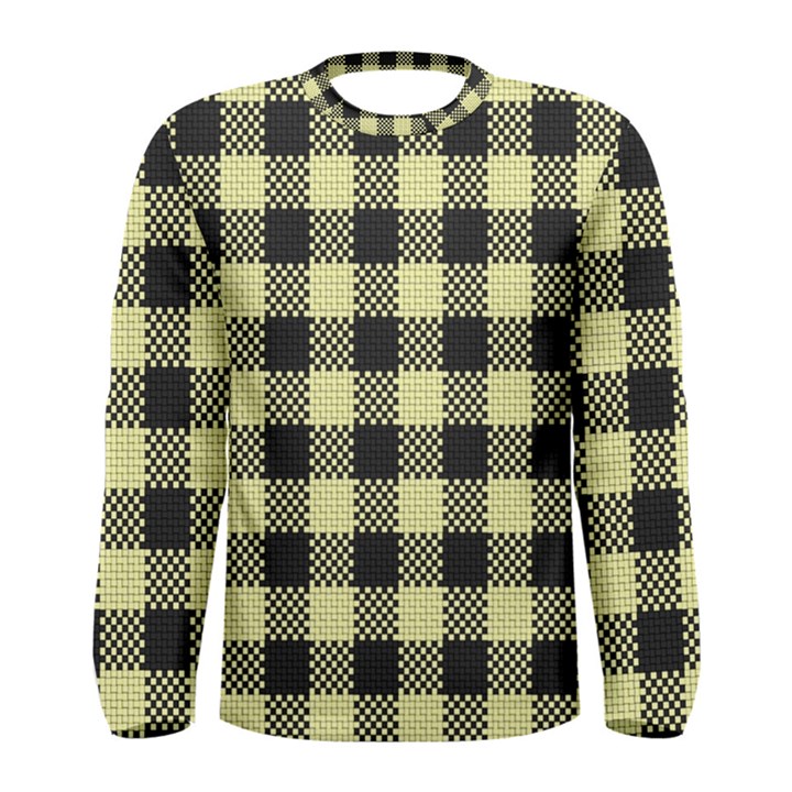 Plaid pattern Men s Long Sleeve Tee