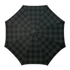 Plaid Pattern Golf Umbrellas by ValentinaDesign