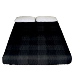 Plaid Pattern Fitted Sheet (queen Size) by ValentinaDesign