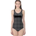 Plaid pattern One Piece Swimsuit View1