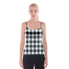 Plaid Pattern Spaghetti Strap Top by ValentinaDesign