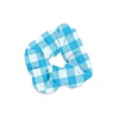 Plaid pattern Velvet Scrunchie View1