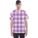 Plaid pattern Men s Sport Mesh Tee View1