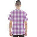 Plaid pattern Men s Sport Mesh Tee View2