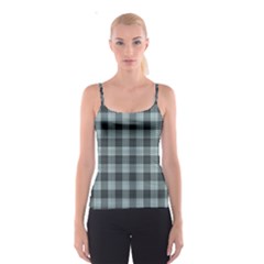 Plaid Pattern Spaghetti Strap Top by ValentinaDesign