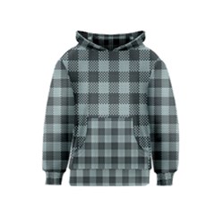 Plaid Pattern Kids  Pullover Hoodie by ValentinaDesign