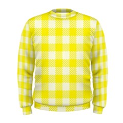 Plaid Pattern Men s Sweatshirt by ValentinaDesign