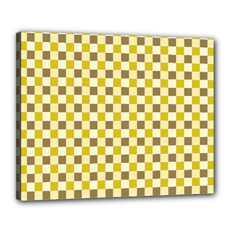 Plaid Pattern Canvas 20  X 16  by ValentinaDesign