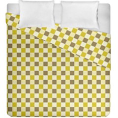 Plaid Pattern Duvet Cover Double Side (king Size)