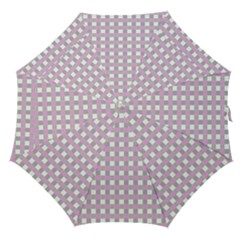 Plaid Pattern Straight Umbrellas by ValentinaDesign