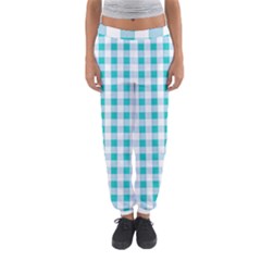 Plaid Pattern Women s Jogger Sweatpants by ValentinaDesign