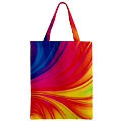 Colors Zipper Classic Tote Bag by ValentinaDesign