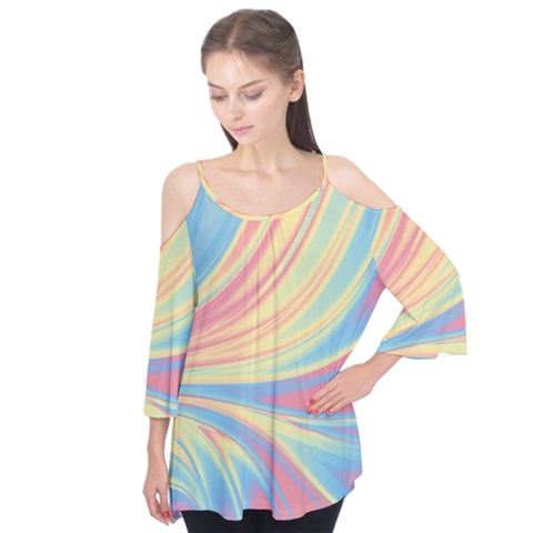 Colors Flutter Tees by ValentinaDesign