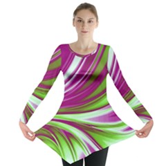 Colors Long Sleeve Tunic  by ValentinaDesign