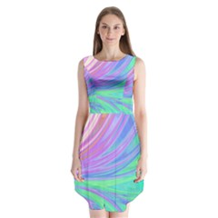 Colors Sleeveless Chiffon Dress   by ValentinaDesign