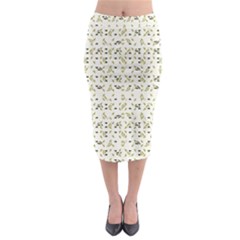 Abstract Shapes Pattern Midi Pencil Skirt by dflcprintsclothing