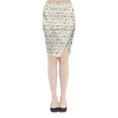 Abstract Shapes Pattern Midi Wrap Pencil Skirt by dflcprintsclothing