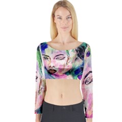 High Fashion Long Sleeve Crop Top by 2017