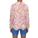 Multicolored Floral Pattern Kids  Long Sleeve Swimwear View2