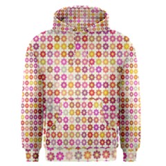 Multicolored Floral Pattern Men s Pullover Hoodie by linceazul