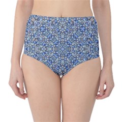 Geometric Luxury Ornate High-waist Bikini Bottoms