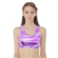 Colors Sports Bra With Border by ValentinaDesign