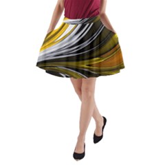 Colors A-Line Pocket Skirt