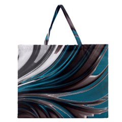 Colors Zipper Large Tote Bag by ValentinaDesign